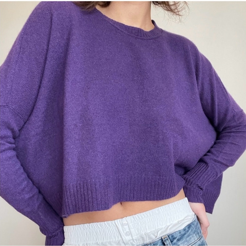 Free People Purple Sweater - Picture 2 of 7